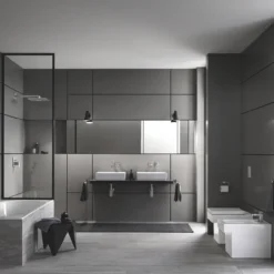 Grohe eurocube badekarbatteri for innbygging supersteel