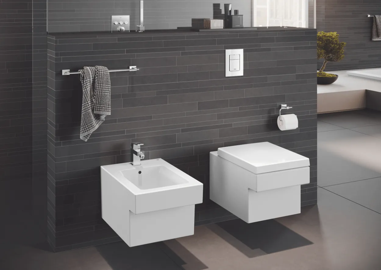 Grohe eurocube bidéarmatur small m/oppløftsventil