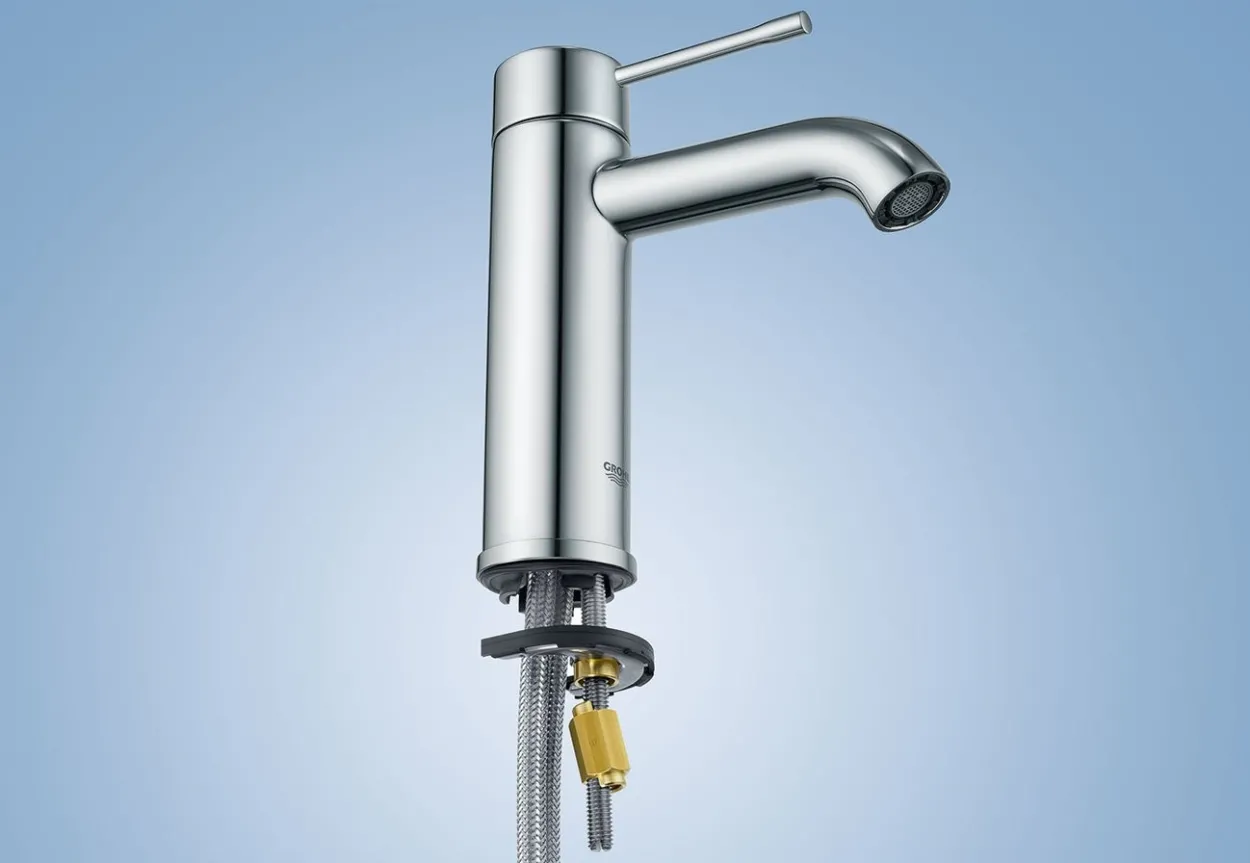 Grohe eurocube bidéarmatur small m/oppløftsventil