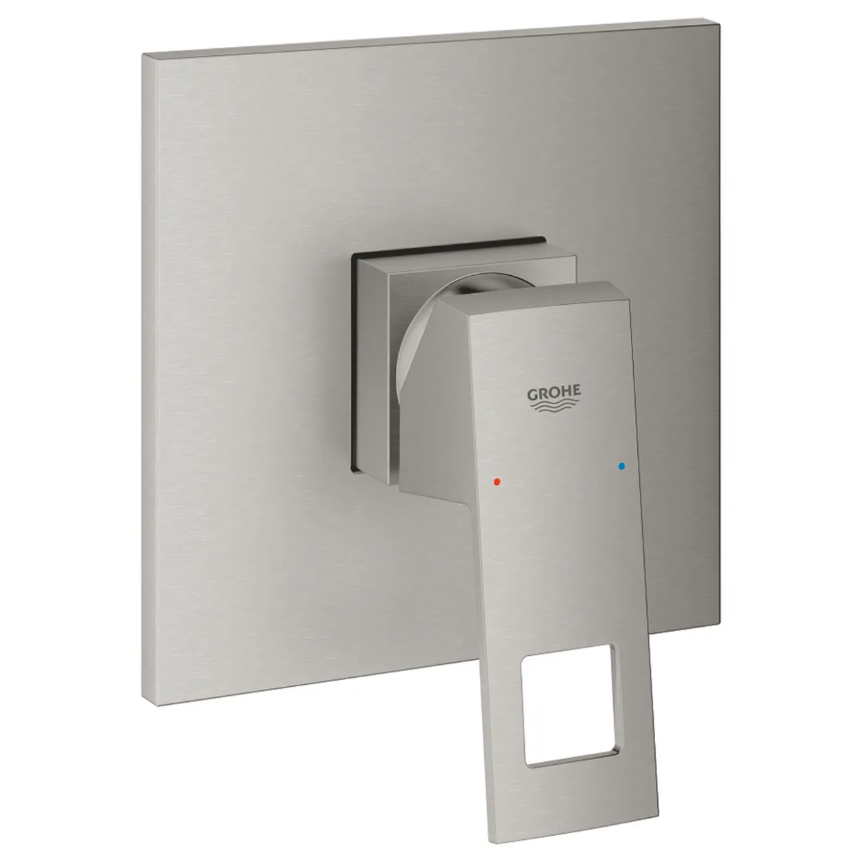 Grohe eurocube dusjbatteri for innbygging supersteel