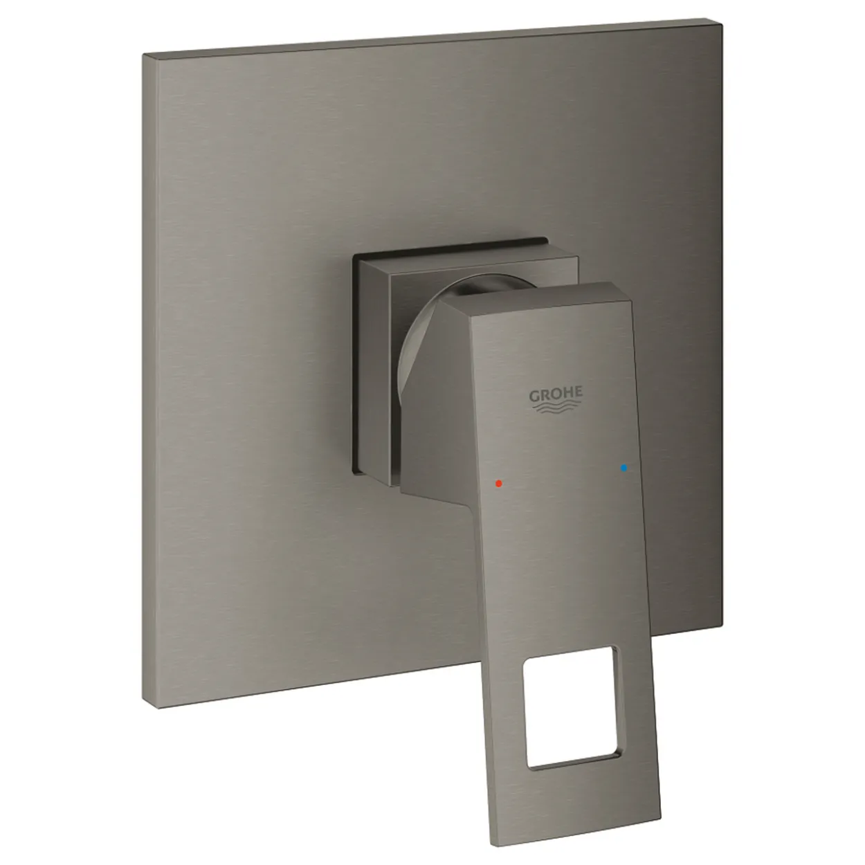 Grohe eurocube dusjbatteri for innbygging børstet hard grafitt