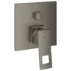 Grohe eurocube ettgrepsbatteri for innbygging m/3 utløp børstet hard grafitt