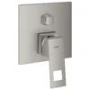 Grohe eurocube ettgrepsbatteri for innbygging m/3 utløp supersteel
