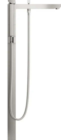 Grohe eurocube frittstående badekararmatur supersteel