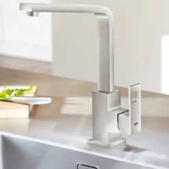 Grohe eurocube kjøkkenarmatur supersteel