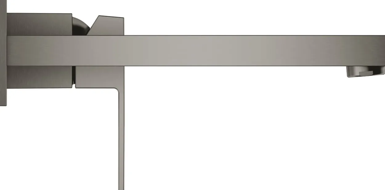 Grohe eurocube m 2-hulls servantbatteri børstet hard graphite