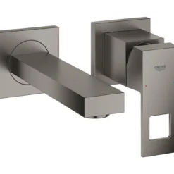 Grohe eurocube s 2-hulls servantbatteri børstet hard graphite