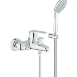 Grohe eurodisc cosmopolitan badekararmatur med hånddusj