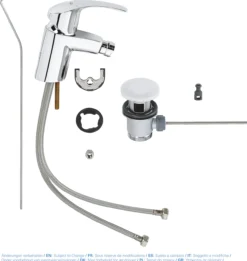 Grohe eurosmart bidéarmatur small m/oppløftsventil