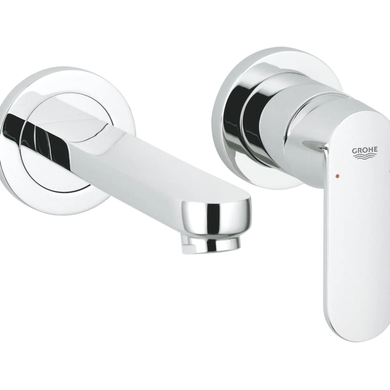 Grohe eurosmart cosmopolitan 2-hulls vegghengt servantbatteri small