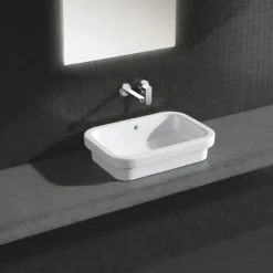 Grohe eurosmart cosmopolitan 2-hulls vegghengt servantbatteri small