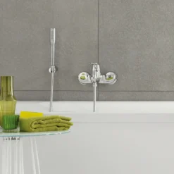 Grohe eurosmart cosmopolitan badekararmatur med hånddusj