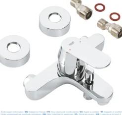 Grohe eurosmart cosmopolitan kar- og dusjbatteri