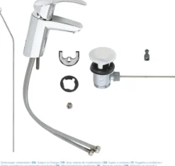 Grohe eurosmart 1-grepsbatteri m/oppløft