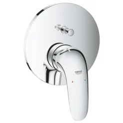 Grohe eurostyle solid badekarbatteri for innbygging krom