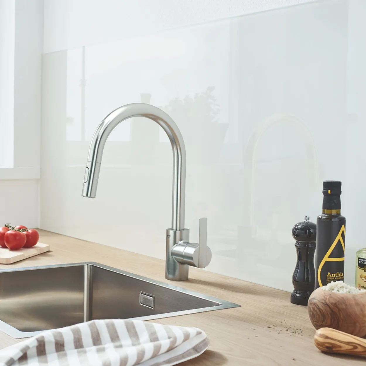Grohe feel kjøkkenarmatur supersteel