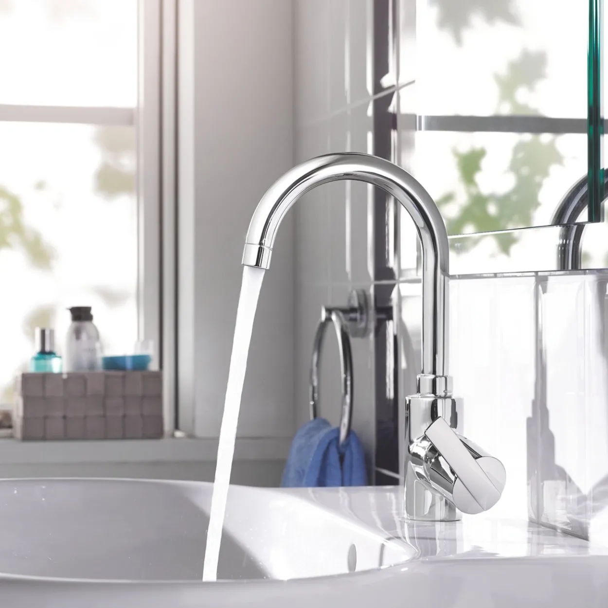 Grohe feel servantbatteri l-size krom