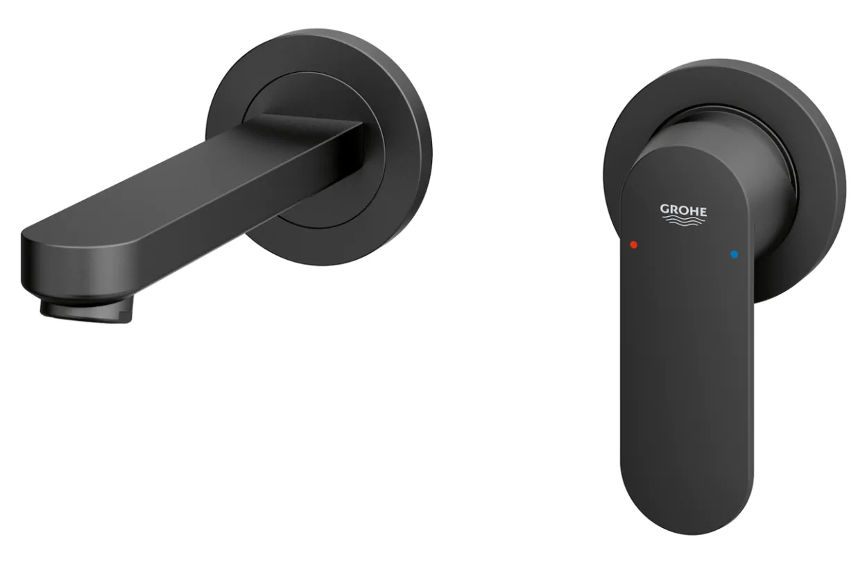 Grohe get 2-hulls innbygningsarmatur matt sort