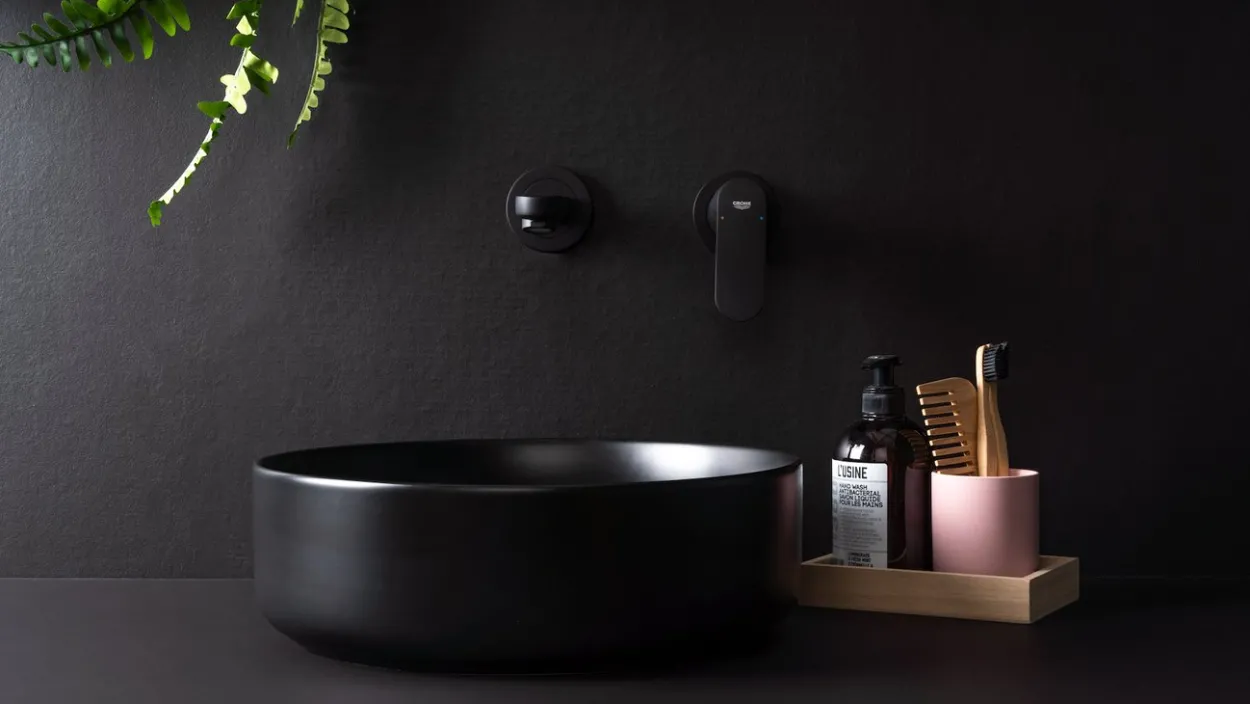 Grohe get 2-hulls innbygningsarmatur matt sort