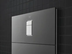 Grohe glassmodul for veggskål m/trykkplate velvet black