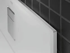 Grohe glassmodul for veggskål m/trykkplate måne hvit