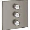 Grohe grohterm smartcontrol termostat triplevolume børstet hard graphite