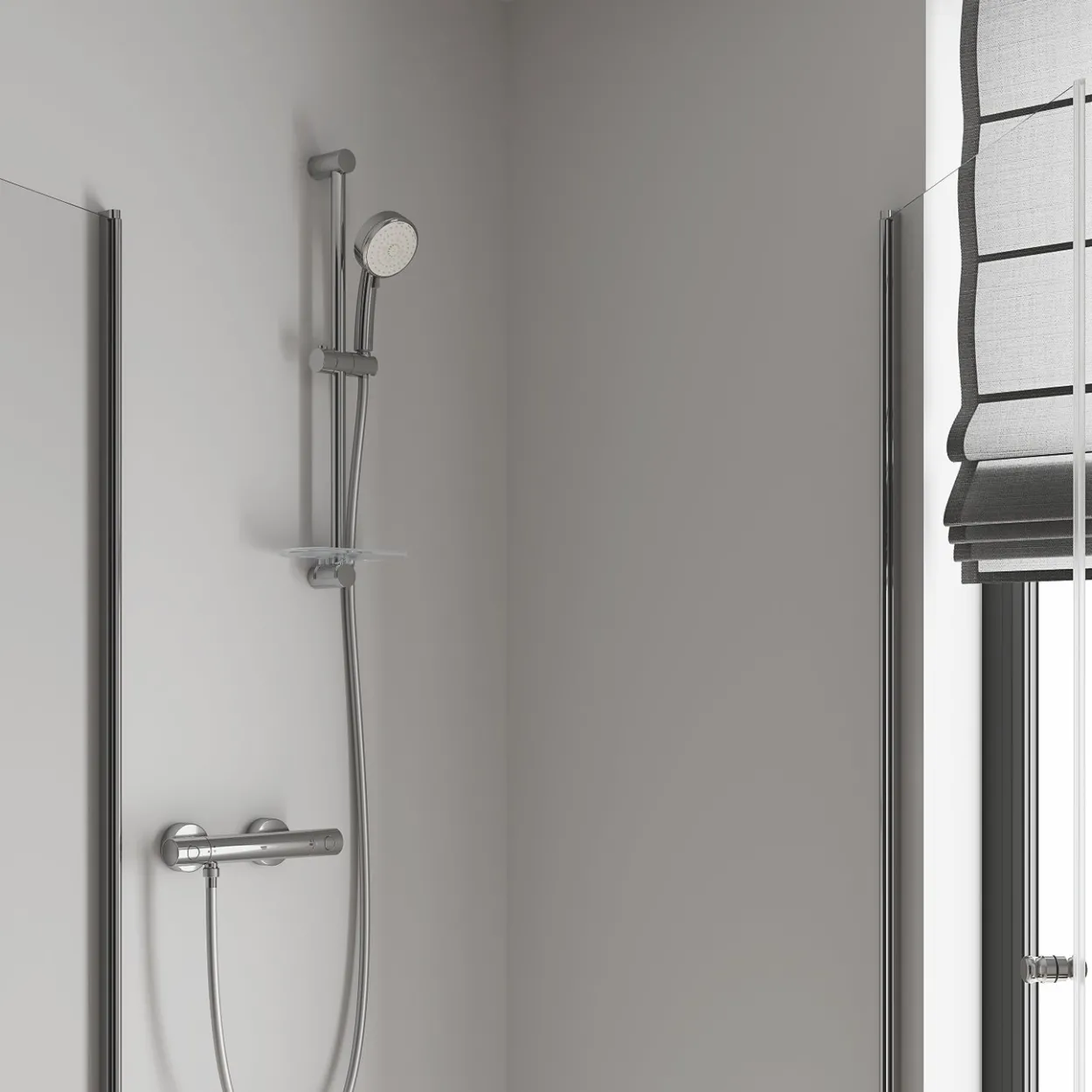 Grohe grohtherm 800 cosmopolitan dusjbatteri krom