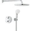 Grohe grohtherm dusjsett for innbygging round krom