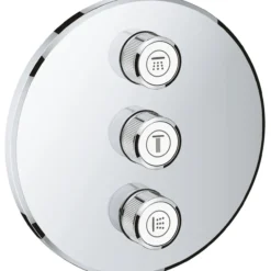 Grohe grohtherm smartcontrol trippel volumkontroll-sett krom