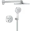 Grohe grohtherm smartcontrol dusjsett for innbygging round krom