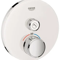 Grohe grohtherm smartcontrol termostatbatteri singel, hvit