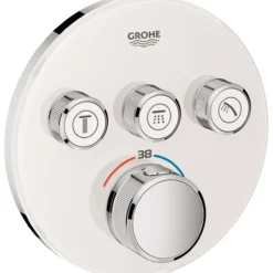 Grohe grohtherm smartcontrol termostatbatteri trippel, hvit