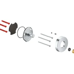 Grohe holder for dusjstang krom