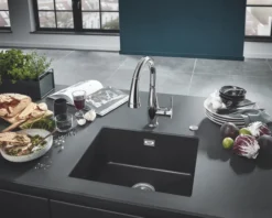 Grohe k7 kjøkkenarmatur medium m/uttrekkbar tut supersteel