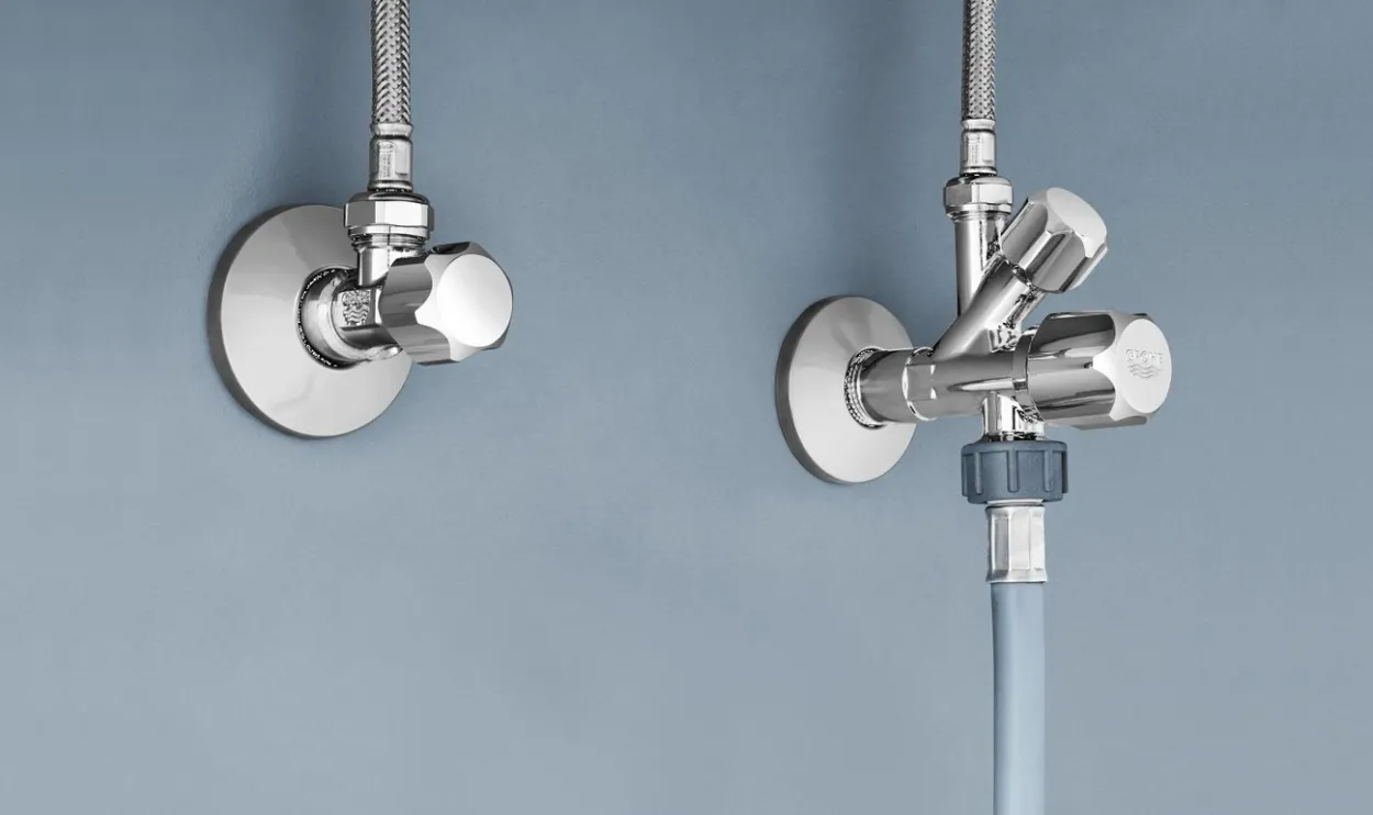 Grohe kombinasjonskran vinkel - vinkel 1/2" - 3/8"