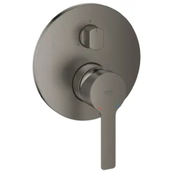 Grohe lineare ettgrepsbatteri for innbygging m/3 utløp børstet hard grafitt