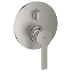 Grohe lineare ettgrepsbatteri for innbygging m/3 utløp supersteel