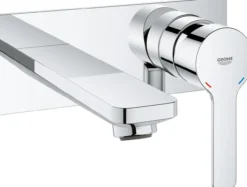 Grohe lineare 2-hulls servantbatteri krom