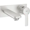 Grohe lineare 2-hulls servantbatteri s supersteel