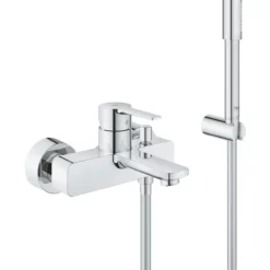 Grohe lineare kar- og dusjbatteri med hånddusj