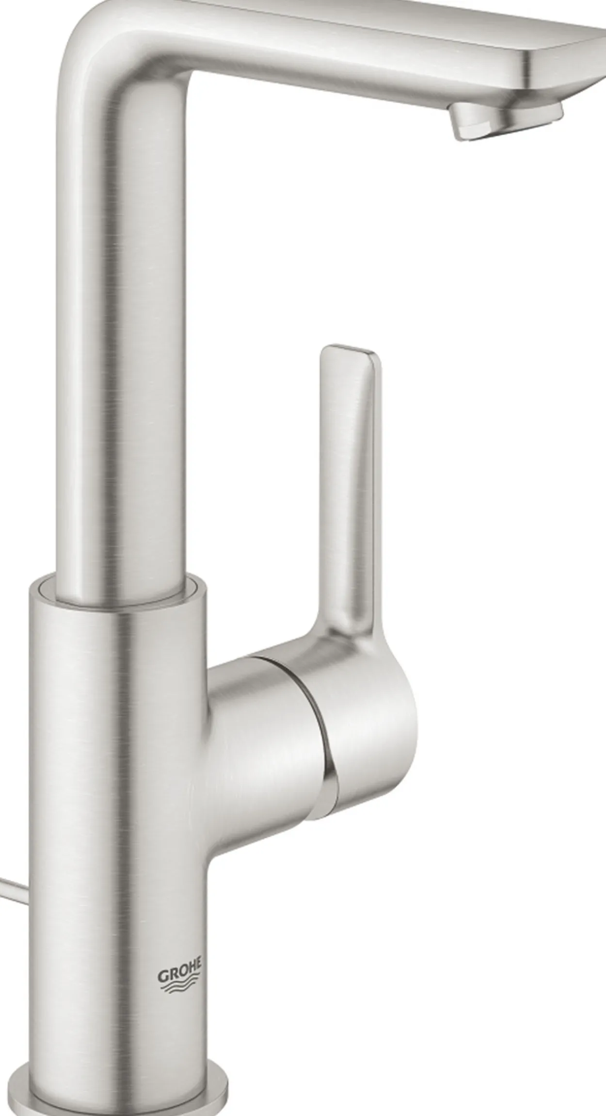 Grohe lineare l servantbatteri m/oppløft supersteel