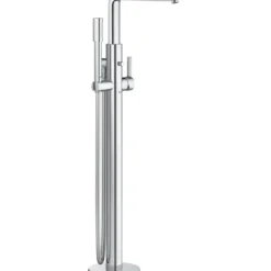 Grohe lineare new frittstående badekararmatur for gulvmontering m/hånddusj