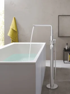 Grohe lineare new frittstående badekararmatur for gulvmontering m/hånddusj