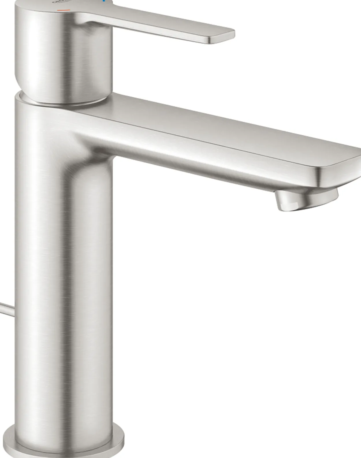 Grohe lineare servantbatteri m/oppløftsventil supersteel