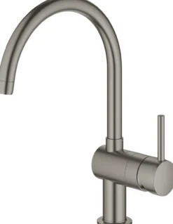 Grohe minta kjøkkenarmatur børstet hard graphite m/c-tut