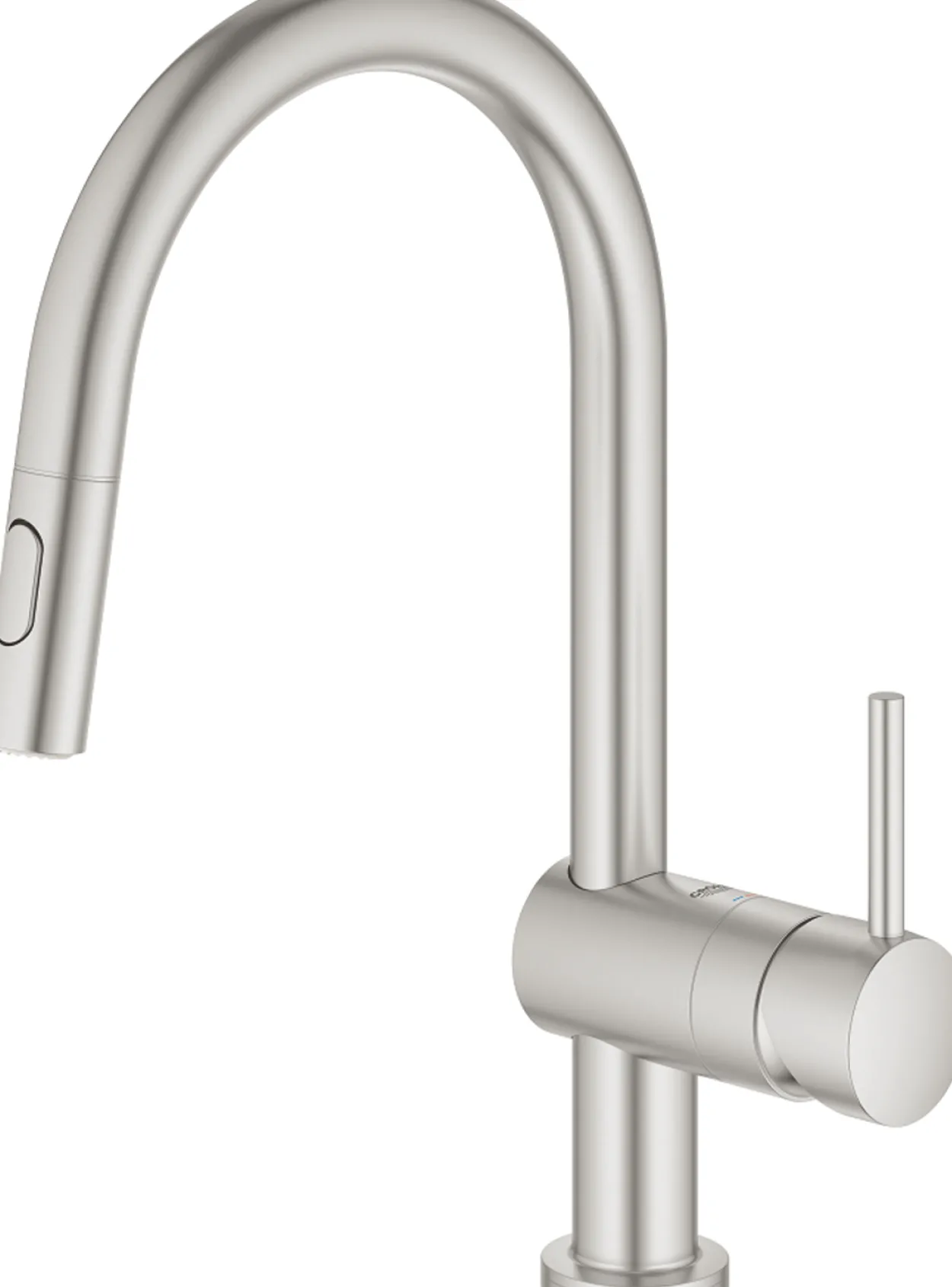 Grohe minta touch elektronisk kjøkkenarmatur m/uttrekkbar tut supersteel