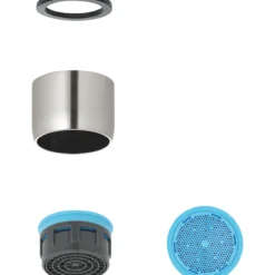 Grohe mousseur stålgrå m22x1