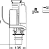 Grohe omstillingssett til sisterner 3/6 l