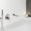 Grohe plus badekarbatteri for innbygging supersteel