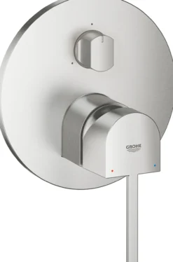 Grohe plus ettgrepsbatteri for innbygging m/3 utløp supersteel